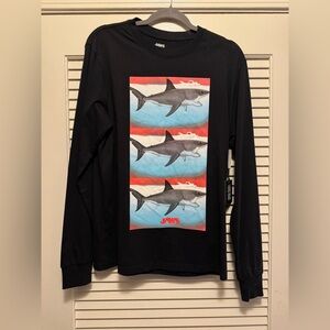 NWT Jaws long sleeve shirt